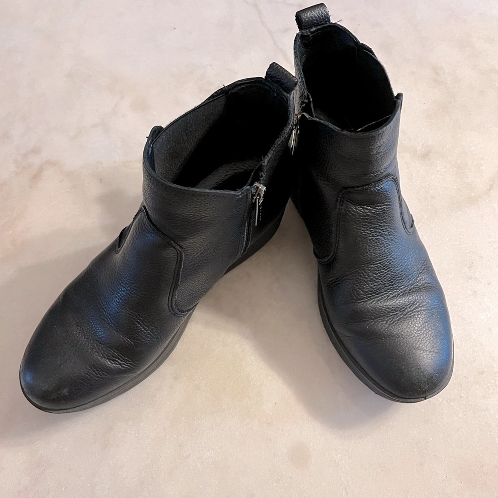 Black Platform Booties
